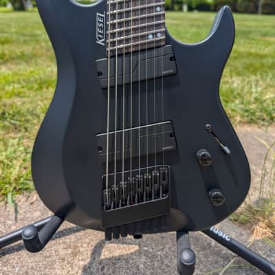 Kiesel 2020 Osiris OM8 Jet Black Satin 8-String Electric Guitar image 4