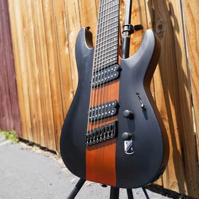 Schecter DIAMOND SERIES C-8 Rob Scallon Satin Dark Roast 8-String Electric Guitar image 3
