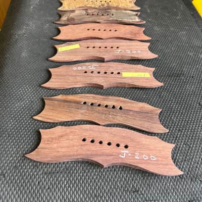 Lot of 13: Vintage Gibson J-200 Rosewood Bridges LUTHIERS SPECIAL image 10