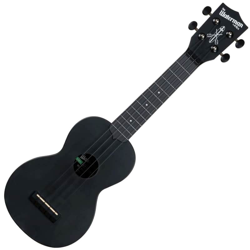 Kala Waterman Soprano Ukulele & Bag Black Sand image 1