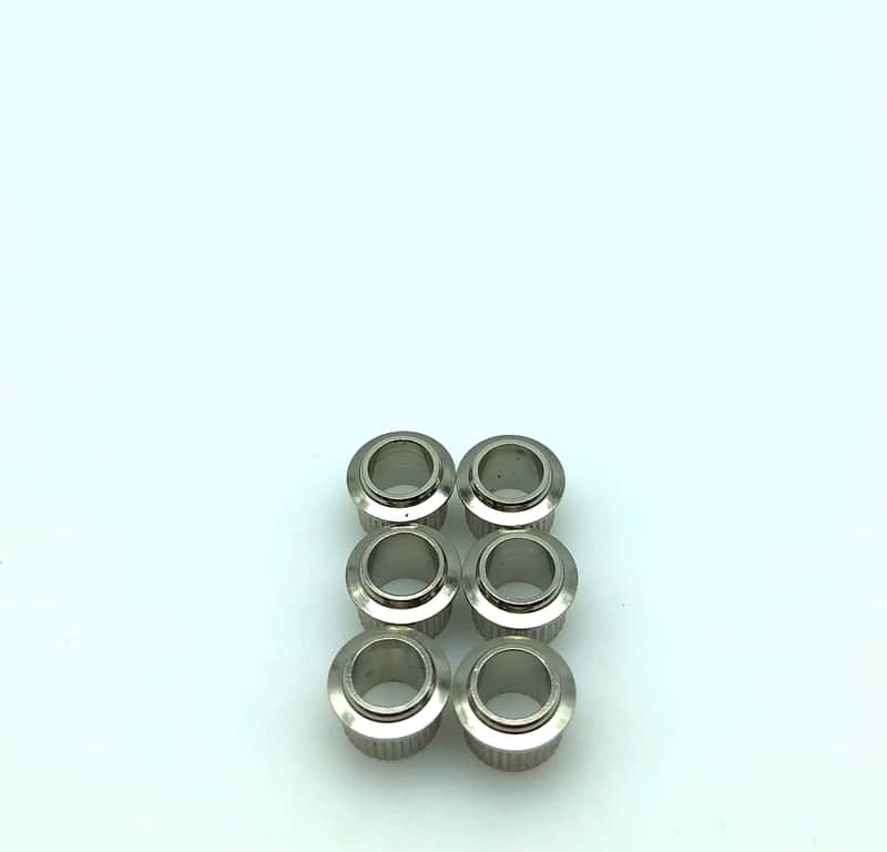 Deluxe Style Tuner Bushings Nickel image 1