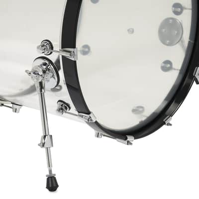 DW Design 4-Piece Clear Acrylic Drum Set - 18x22,8x10,9x12,14x16 - DDAC2214CL image 4