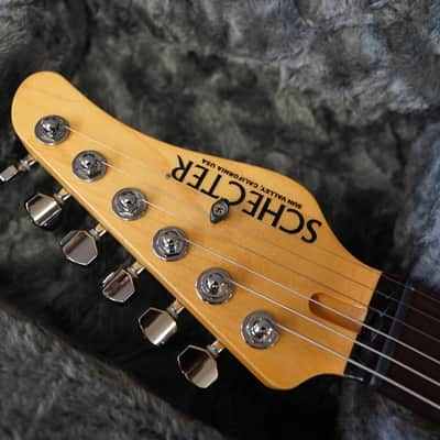 Schecter USA CUSTOM SHOP Traditional Vintage Red SSS 6-String w/ Black Tweed Case (2024) image 4