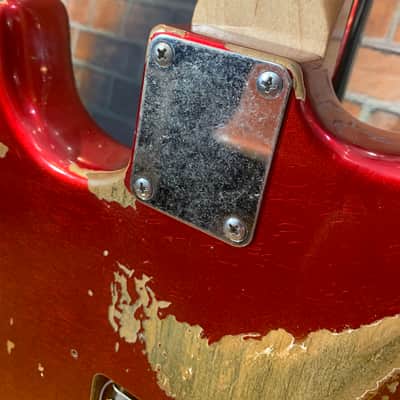 Fender Stratocaster Custom Shop Relic Body 1969 Candy Apple Red True Temperament Neck image 16