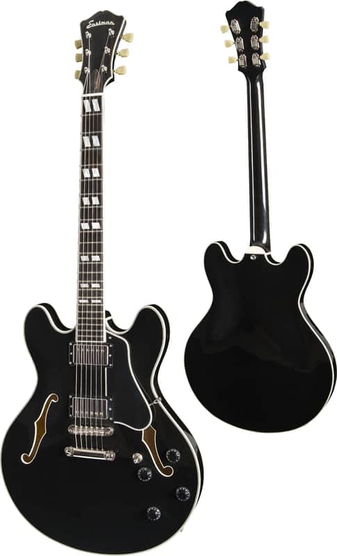 Eastman T486-BK T486 Trans Black Thinline Deluxe *Free Shipping in the USA* image 1
