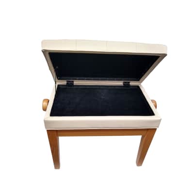Frederick Artist Adjustable Piano Bench W/music Storage - Natural image 3