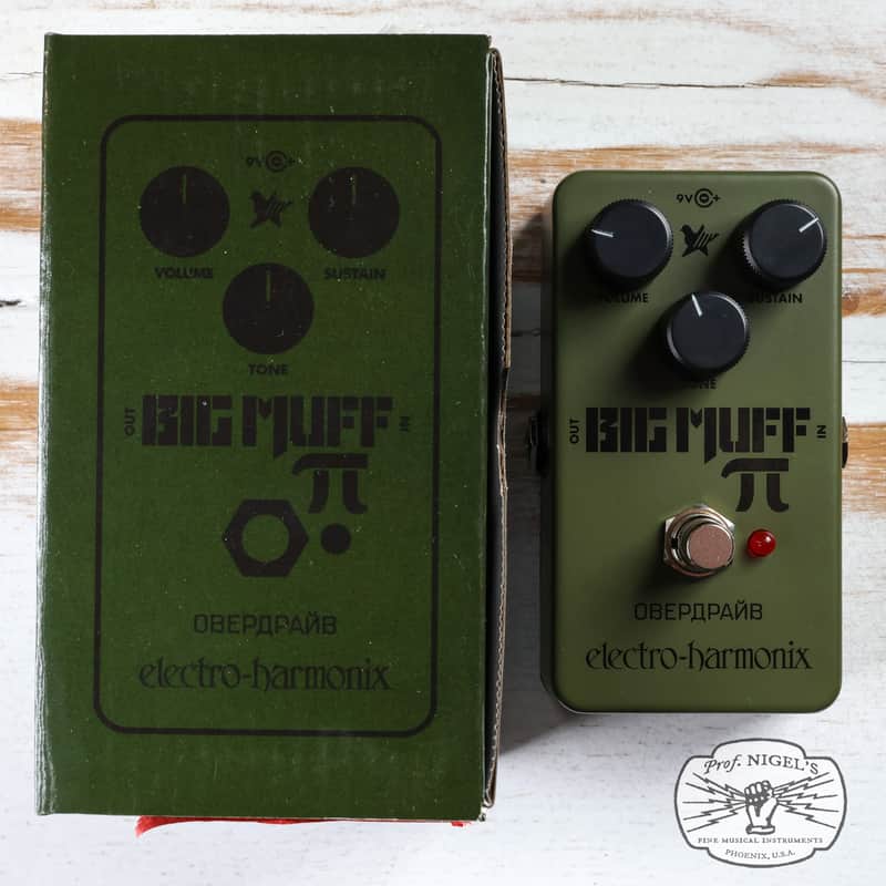 Open Box - Electro-Harmonix Green Russian Big Muff Fuzz image 1
