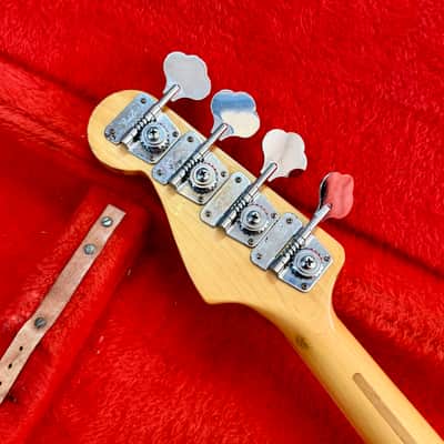 Fender Jazz Bass maple neck 4 bolt block inlay c 1970 original vintage USA 1969 1971 image 3