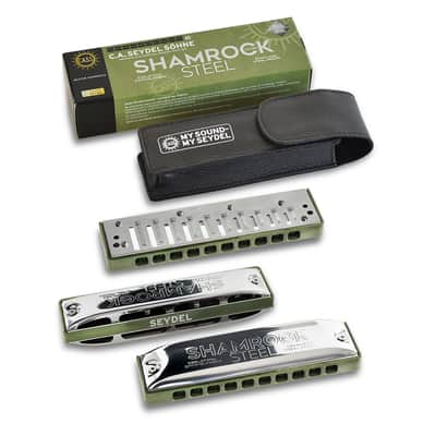 Seydel Shamrock Octave Harmonica, Key of F. New with Full Warranty! image 3