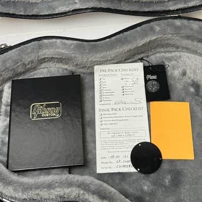 Gibson Custom Shop Les Paul Custom 2021 - Ebony w/ Gold Hardware image 9