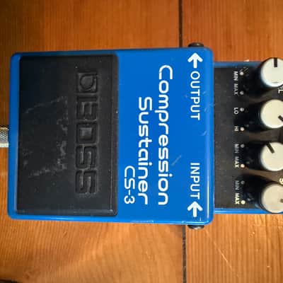 BOSS CS-3 日本製86年7月 黒ラベル 動作OK 12V対応 BOSS 【BOSS×IKEBEクリアポーチプレゼント】CS-3 [Compression