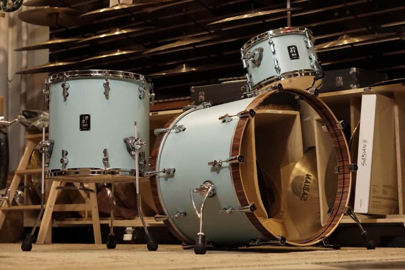 Sonor 12/16/22" SQ1 Drum Set - Cruiser Blue imagen 1