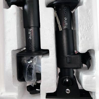 Gator GFW-SPKSTMNDSKCMP Clamp-On Studio Monitor Stands (Pair) 2020s - Black image 5