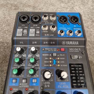 Yamaha MG06X 6-Channel Mixer - Compact Design - Excellent w/ Original Box & Power Supply image 8