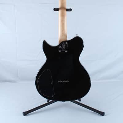 USED Lyon by Washburn LI15 Electric Guitar in black with 2 Humbucking PU Gig Bag image 4