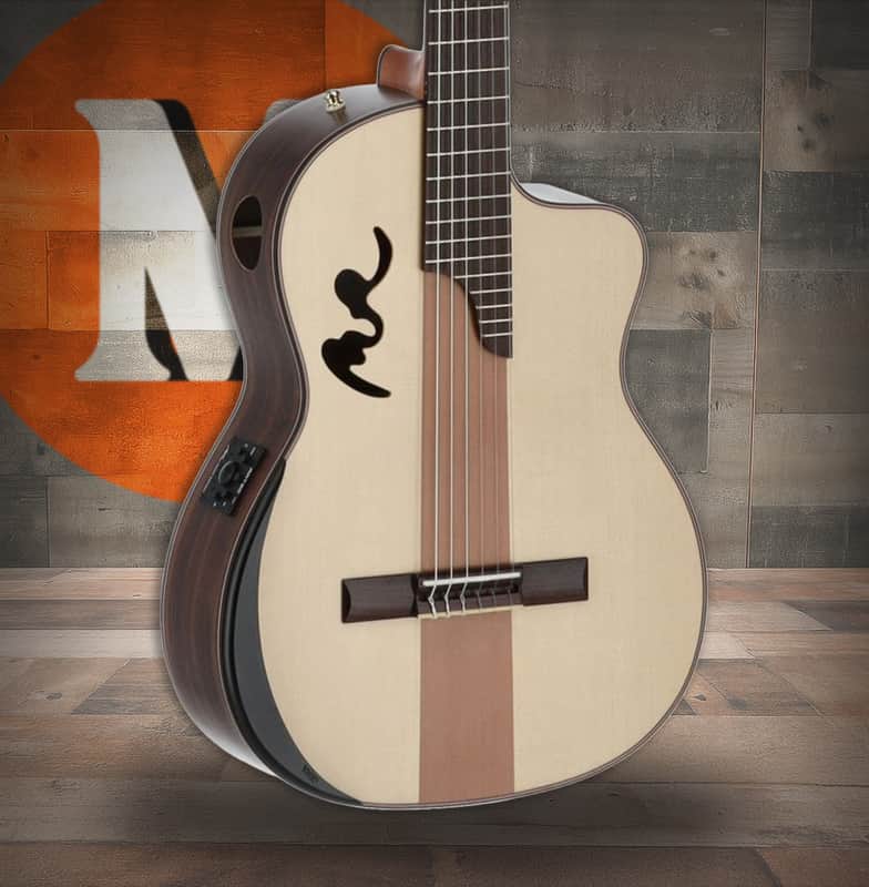 Manuel Rodriguez Cortado Indian Rosewood 4/4 Satin E-Acoustic Cutaway (501460) image 1