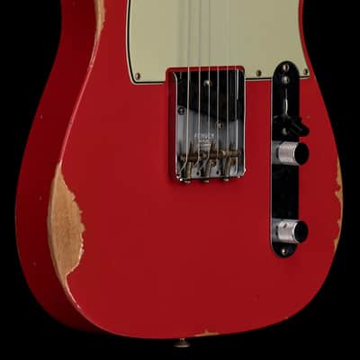 Fender Custom Shop 1964 Telecaster Relic (2024) - Aged Fiesta Red #78621 with Original Hard Case image 6
