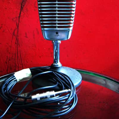 Vintage 1950's Shure 51 dynamic Microphone multi Z w cable image 1