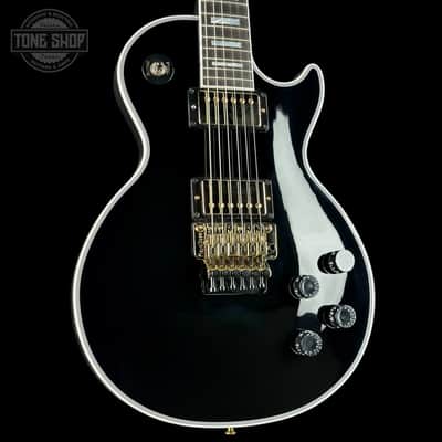 Gibson Custom Les Paul Axcess Custom w/Ebony Fingerboard Floyd Rose Gloss Ebony w/case CS600476 image 4