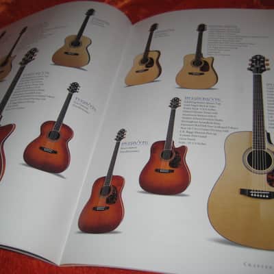Crafter Acoustic Guitar Catalog Mint From 2007 39 Pages w/ Price List and Special Flyer image 6