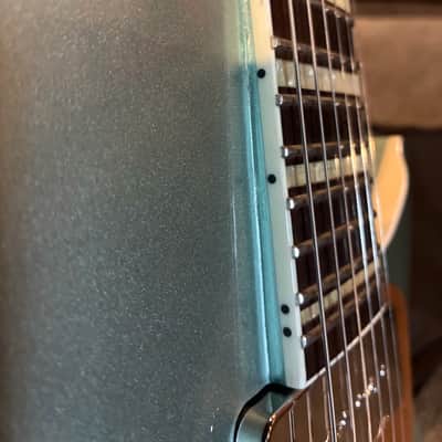 Rivolta Guitars Combinata XVII-Limited - Ice Blue Sparkle image 8
