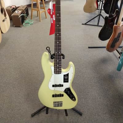 Mint Demo Fender Player II Jazz Bass Guitar - Hialeah Yellow with Rosewood Fingerboard image 2