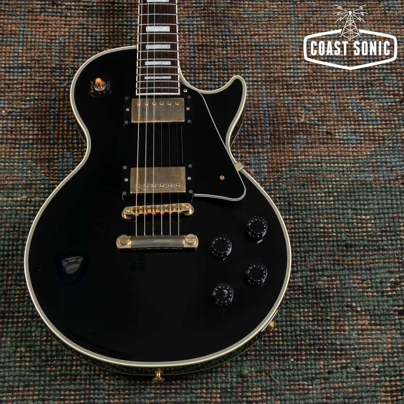 2001 Epiphone by Gibson Les Paul Custom LPC-80 Made in Japan Fujigen image 1