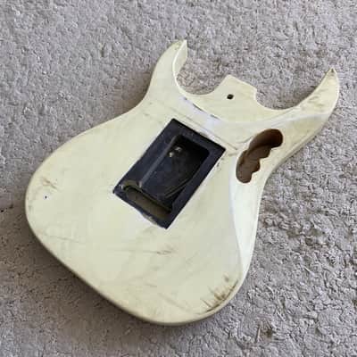 White HSH DIY Project Guitar Body image 3
