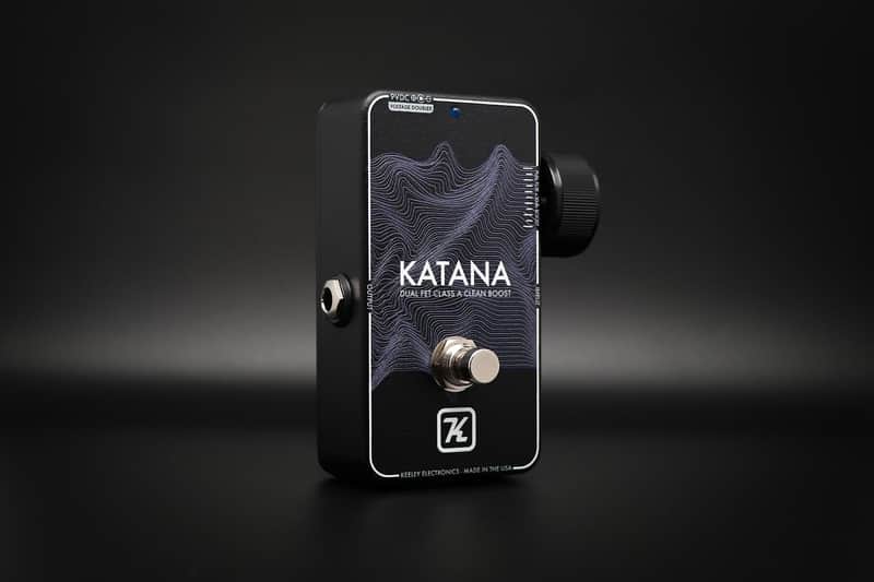 Keeley Katana Black Waves Boost Pedal image 1