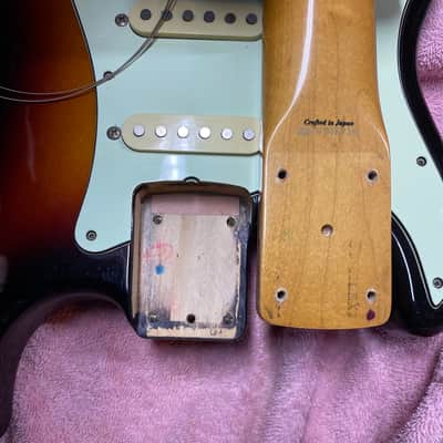 Fender Stratocaster LEFTY 1996 - Sunburst Made in Japan image 18