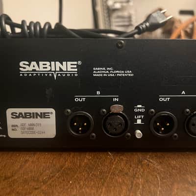 Sabine PowerQ ADF-4000 Series total sound control, multiple sound shaping effects with IEC power cable and rack mount bolts/washers image 8