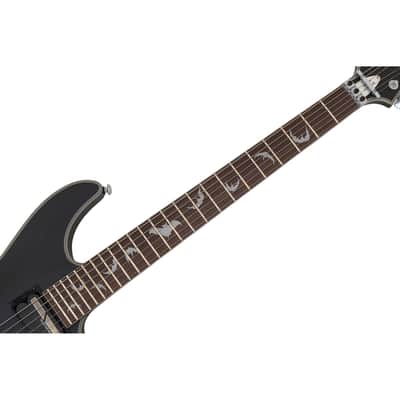Schecter Damien Platinum-6 FR S guitar in Satin Black B-Stock 1073 image 3