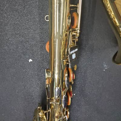 King Super 20 Bari Sax 1960 - Lacquered Brass image 6