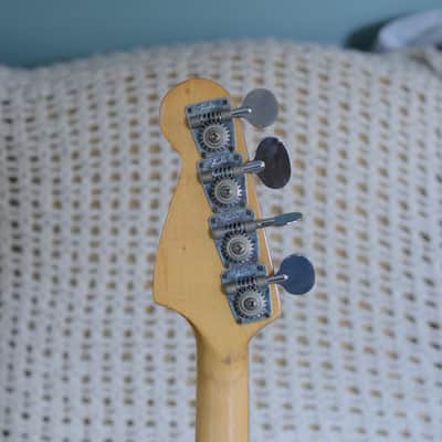 1969 Fender Mustang Bass Black Refin image 10