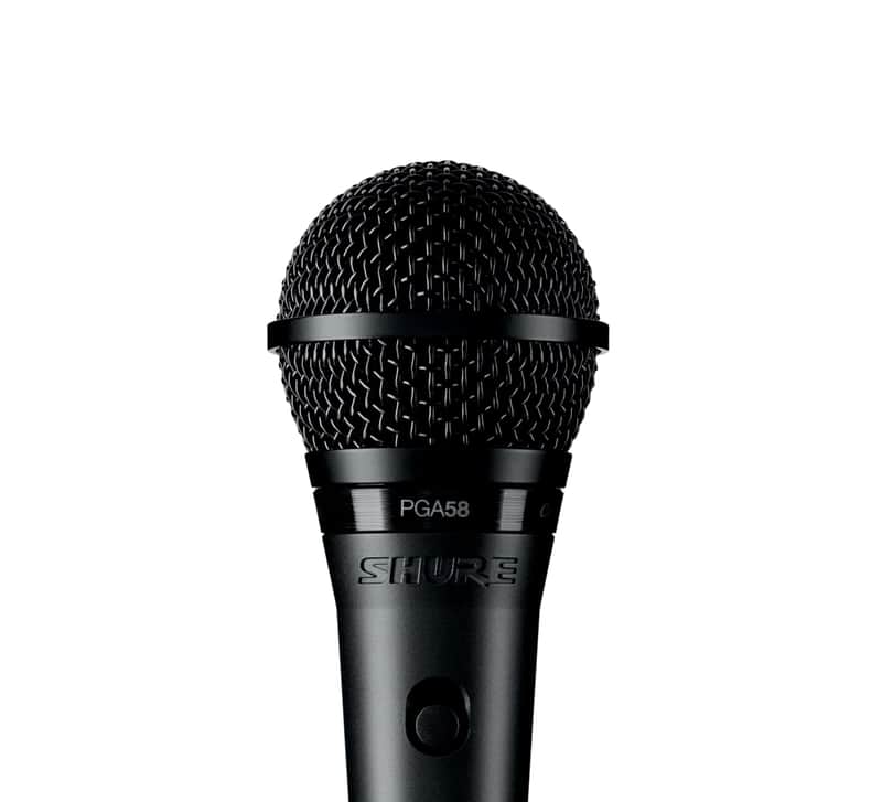 Shure PGA58-XLR Cardioid Dynamic Vocal Microphone with XLR Cable image 1