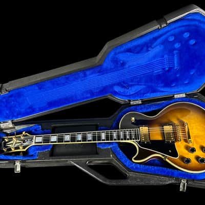 1990 Gibson Les Paul Custom Lefty ~ Tobacco Burst w Gold Hardware image 12