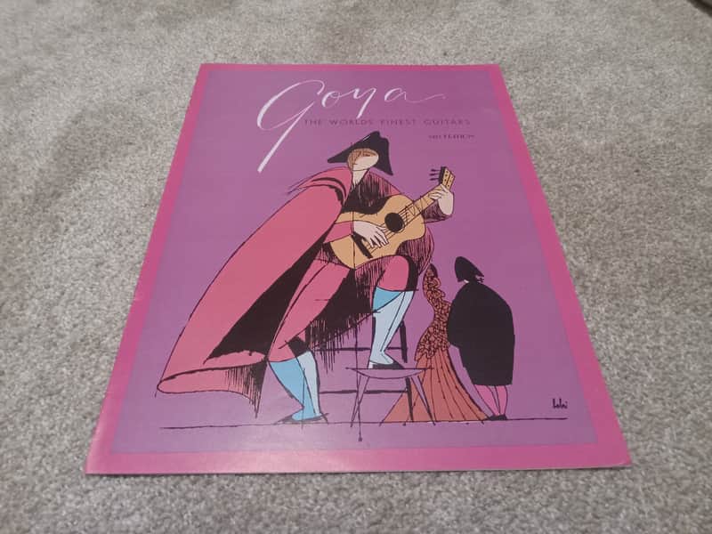 Vintage 1971 Goya Guitar Catalog! Rare, Original! Rangemaster! Original Case Candy, Paperwork! image 1