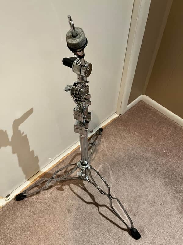 DW DWCP9700 9000 Series Heavy Duty Double-braced Straight/Boom Cymbal Stand 2010s - Chrome image 1