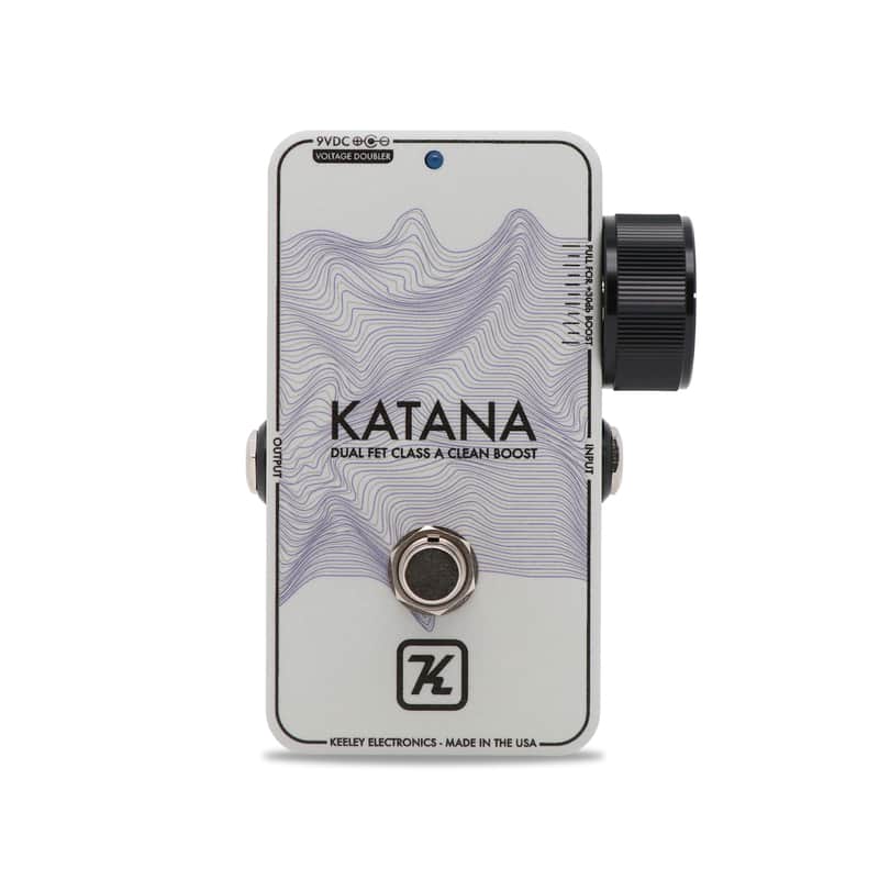 Keeley Katana - White Waves Booster Pedal - 2022 Limited Edition (Only 50 units) image 1