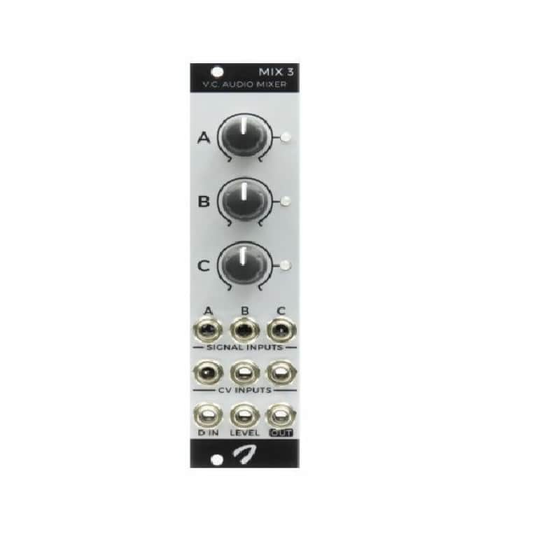 Joranalogue Mix 3 3+1 Channel Voltage Controlled Audio Mixer Module image 1