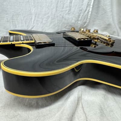 Yamaha Super Axe SA-2100 SA2100 Semi-Hollowbody Guitar with Epiphone Case - MIJ Made In Japan - Black image 20