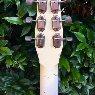 Danelectro Deluxe DC model JIMMY PAGE LED ZEPPELIN 1959 - Walnut image 5