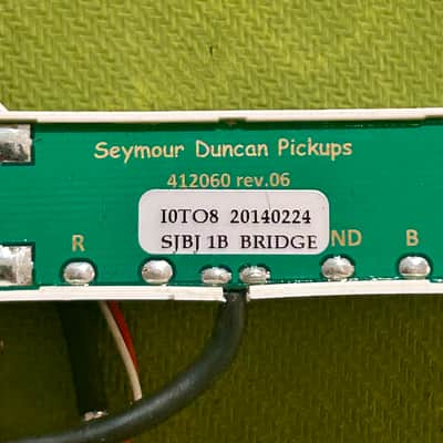 Seymour Duncan SJBJ 1B Strat Bridge Pickup - White image 3