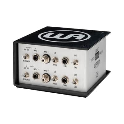 Warm Audio WA-DI-P2 Transformer-Balanced Passive Stereo DI 2-Channel Direct Box image 1