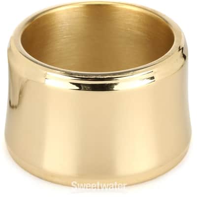 JodyJazz HRA1 Power Ring Ligature with Cap for Hard Rubber Alto Saxophone Mouthpiece - Gold (JJASRPRGCapd1) image 5
