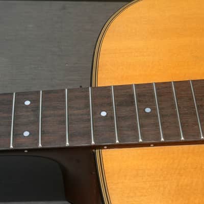 1990 Yairi semi-dreadnought size Acoustic Guitar 40-LO - Natural+Martin Hard Case image 22