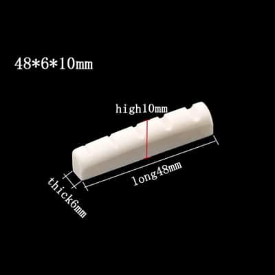 5 string bass Bone Nut Bone Saddle,48X6X10、74X3x10mm image 2