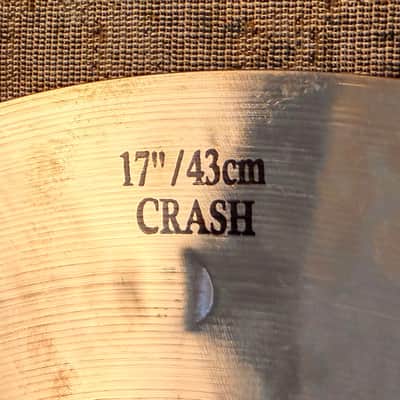 DARK 1/2 LATHE ISTANBUL Mehmet 17” SPLIT CRASH Complex Deep Hammer Hybrid 1118 g MINT! Hamer image 7