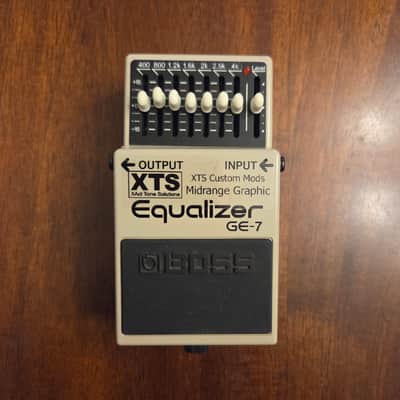 Boss GE-7 (Old Style w/Box) XTS Midrange Mod Xact Tone Solutions Modded Graphic Equalizer EQ image 2