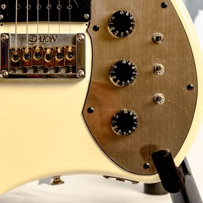 Daion Barbarian White Electric Guitar w/ Original Daion Branded Hardshell Case image 5